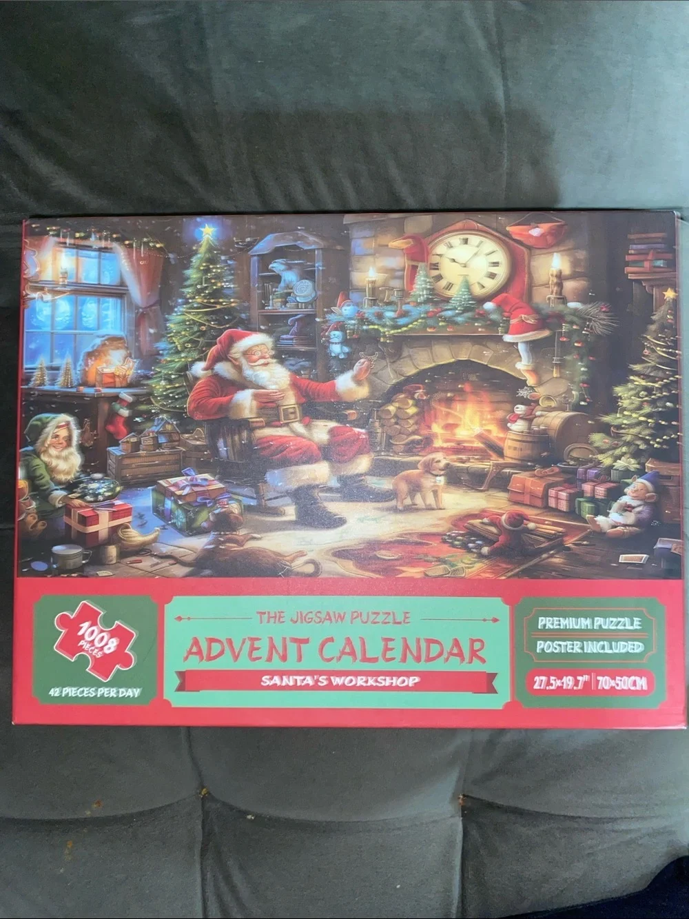 🆕 Advent Calendar • Santa's Workshop • Jigsaw Puzzle • 1008 pc • Plus Poster